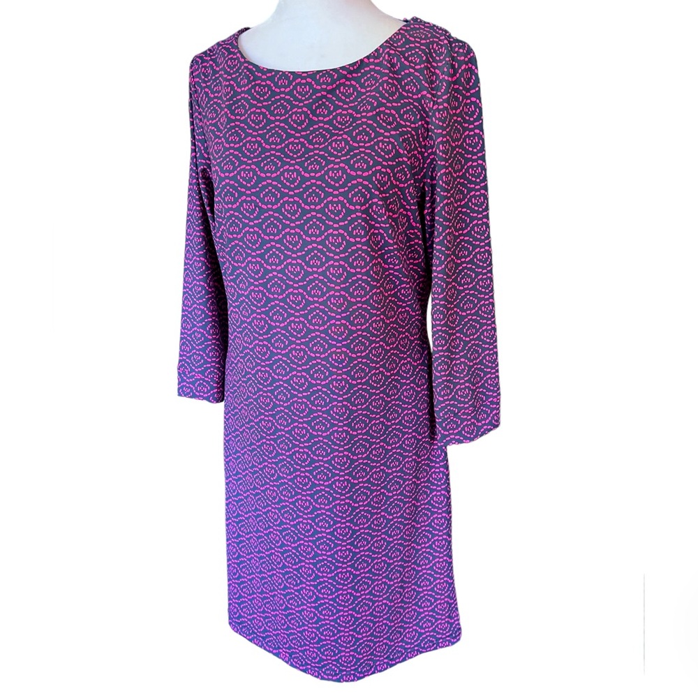 Ellie Kai Tunic Pink Navy Brooke Dress Size 4